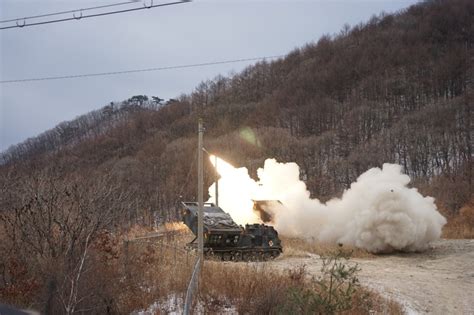 주한미군 北 트집잡은 Mlrs 실사격 훈련사진 공개일상적 훈련 공감언론 뉴시스통신사