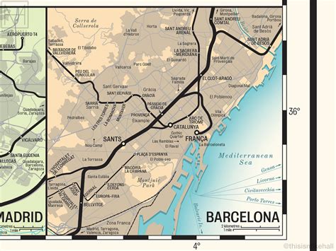 Railway Map Of Spain Portugal Updated Behance