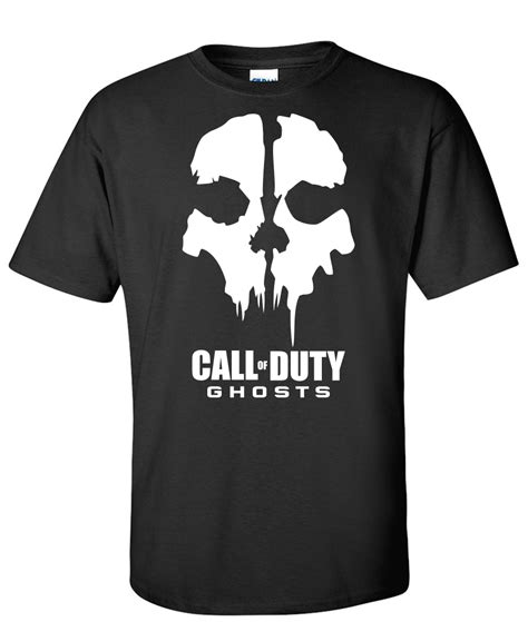 Call Of Duty Ghost Skull Logo Graphic T Shirt Supergraphictees