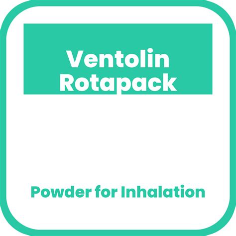 Ventolin Rotapack Salbutamol Rotahaler Device 200mcg Powder For