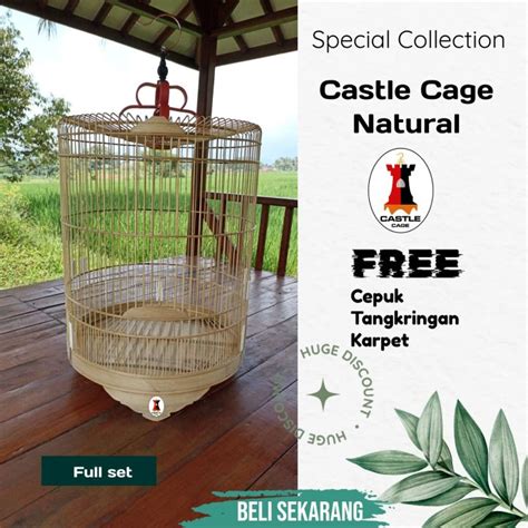 Sangkar Murai No Murah Castle Cage Kandang Burung Murai Batu