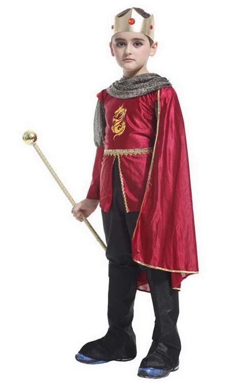 Brcus Boys Lord Prince Noble King Halloween Cosplay Costume Role Play