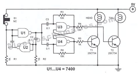 7400 Ic Circuit Diagram - Circuit Diagram