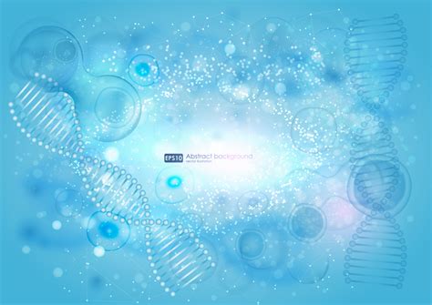 Science Background With Cell Blue Cell Background Life And Bio Splice