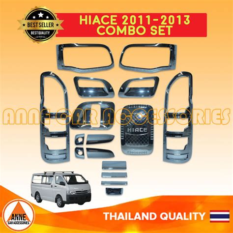 Toyota Hiace Chrome Black Hiace Accessories