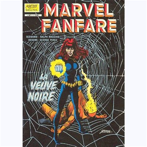 Marvel Fanfare N° 1 La Veuve Noire Sur Bd Pffr