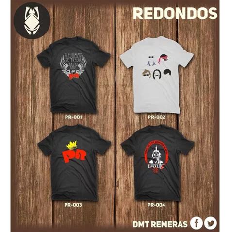 Remeras Los Redondos Estampadas Con Vinilo Importado