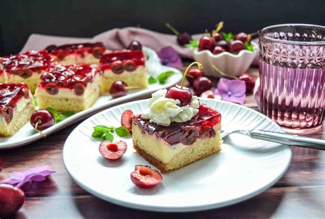 Kirsch Schmandkuchen Vom Blech Kochen Aus Liebe