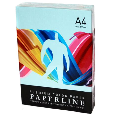 Бумага Paperline A4 160 г/м2, пачка 250 листов, цвет 120 Ocean