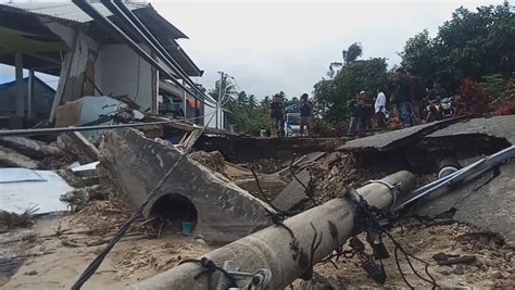 Banjir Bandang Putus Akses Jalan Di Suak Radartvnews Portal Berita