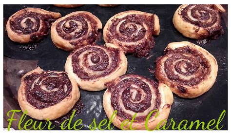 Fleur De Sel Et Caramel Escargots Au Chocolat Et Pralin