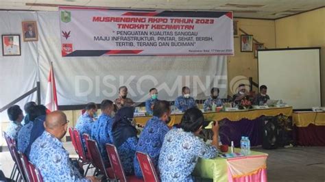 Buka Kegiatan Musrenbang Rkpd Tahun Tingkat Kecamatan Ini Pesan