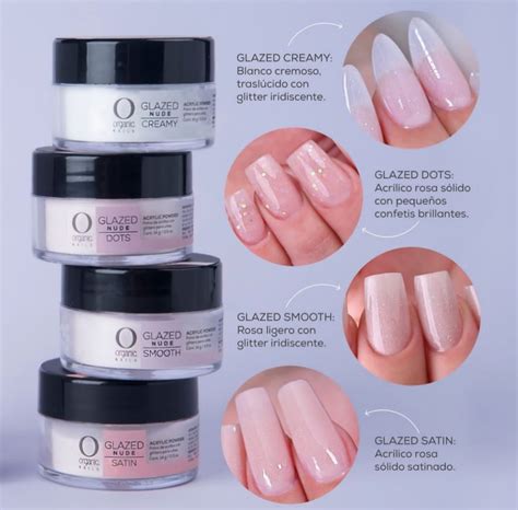 NUEVO Set acrílicos Glazed Nude x 4 ON Deko Uñas