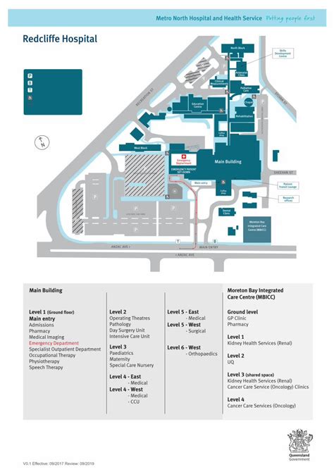 PDF Redcliffe Hospital Campus Map Home Metro North UQ Level