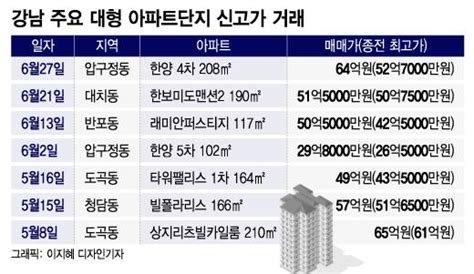 압구정 64억 도곡 65억 신고가강남불패 인스티즈instiz 이슈 카테고리