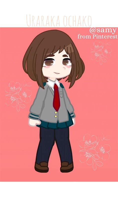 Uraraka Ochako Gacha Club Personagens De Anime Anime Desenhos