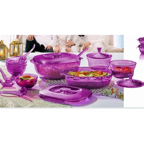 PWP Purple Royale Crystalline Serving Tray 1 Tupperware Plus