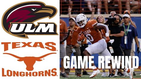 UL Monroe Warhawks Vs Texas Longhorns Week 1 NCAAF 2022 23 Game