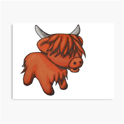 Highland Cow Cartoon