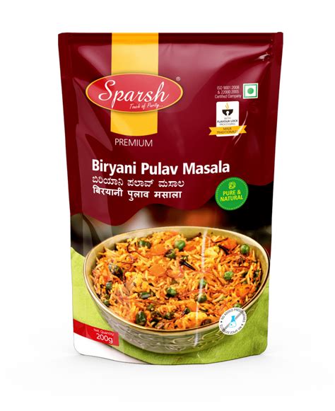 Biryani Pulav Masala Sparsh Biryani Pulav Masala 200 Gms