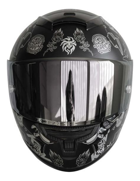 Casco Kov Aircut Smash Plata Deportivo Mica Iridium Dot Moto Meses