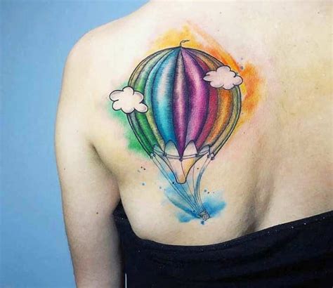 Hot Air Balloon Tattoo By Ilaria Tattoo Art Photo
