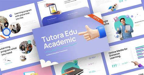 Tutora Akademische Bildung PowerPoint Vorlage