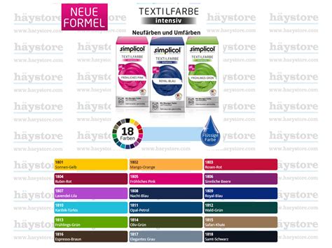 Màu nhuộm Simplicol Textilfarbe Intensiv - HÄY STORE