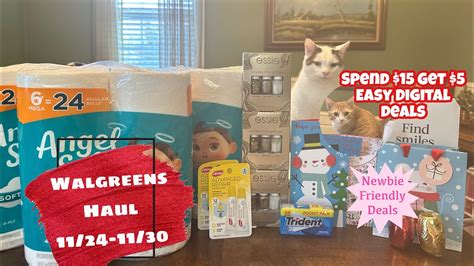 WALGREENS HAUL 11 24 11 30 NEWBIE FRIENDLY EASY DEALS YouTube