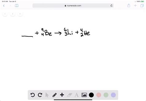 Complete each nuclear equation and calculate the energy change (in J ...