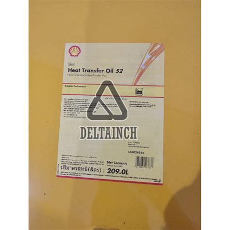 Jual Oli Shell Heat Transfer Oil S2 Kab Tangerang Deltainch