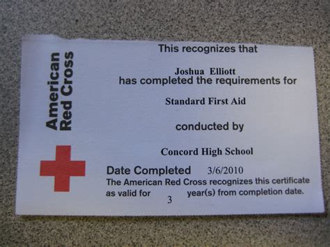 Fire Graduation Project: Received Red Cross CPR & First Aid ...