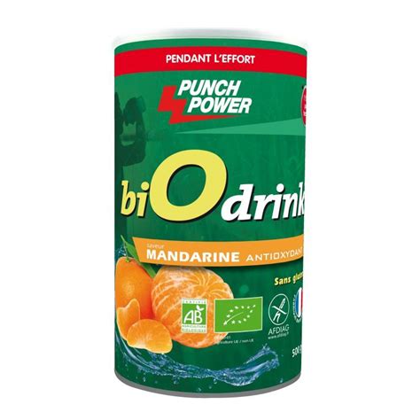 Punch Power Biodrink Antioxydant Mandarine Pot G Energiedrink