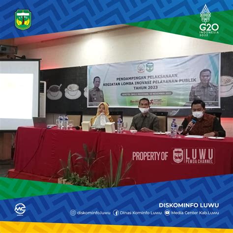 8 Instansi Lingkup Pemkab Luwu Ikuti Coaching Clinic KIPP 2023 Di