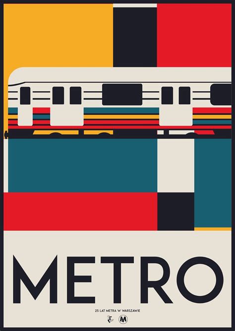 METRO 25 De Stijl Architecture Poster