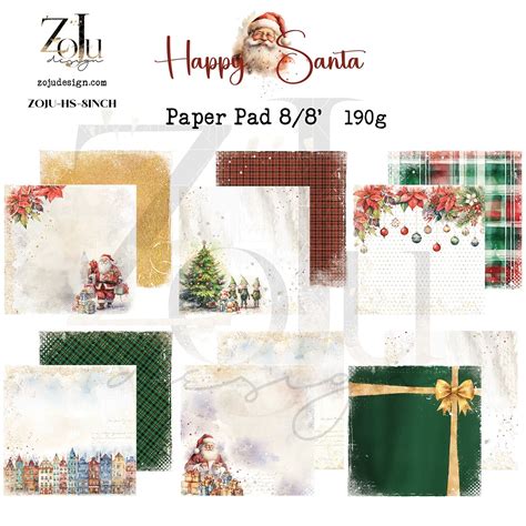 Zoju Design X Paper Pad Happy Santa