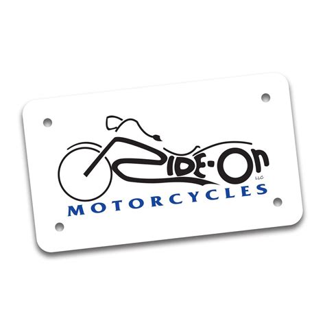 Motorcycle Licnese Plate Inserts