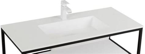 Консольная раковина из искусственного мрамора (акрон) ENCIM.INTEGRA_90 ...