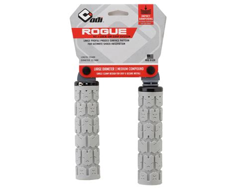 Odi Rogue V Mtb Grips Grey Lock On Performance Bicycle