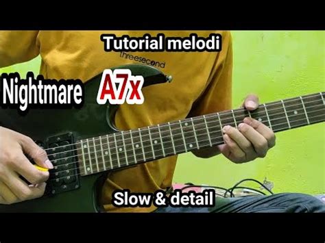 Tutorial Melodi Tengah Avenged Sevenfold Nightmare Guitar Solo