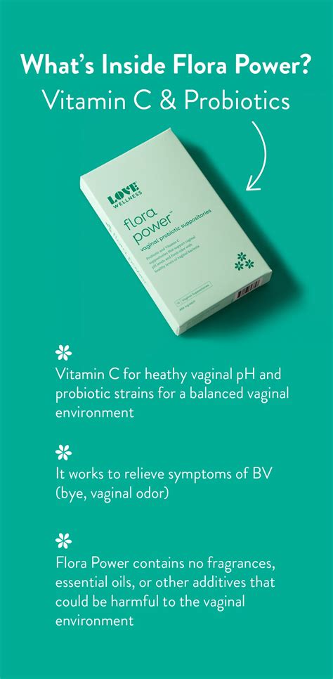 Flora Power™ Vaginal Probiotic Suppositories Love Wellness