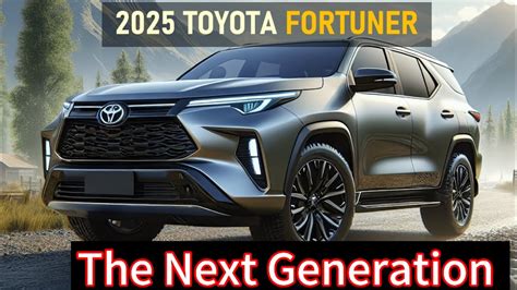 New 2025 TOYOTA FORTUNER FACELIFT - Hybrid Model Next Generation