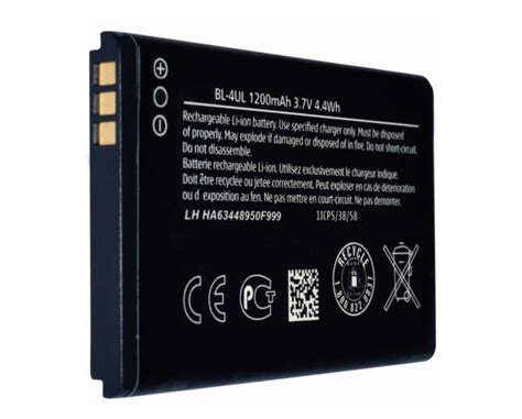 Genuine Nokia Bl Ul Battery Single Dual Sim Mah Accu