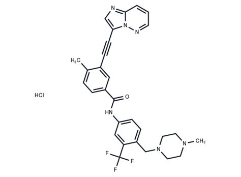 Ponatinib Hydrochloride Vegfr Fgfr Pdgfr Src Targetmol