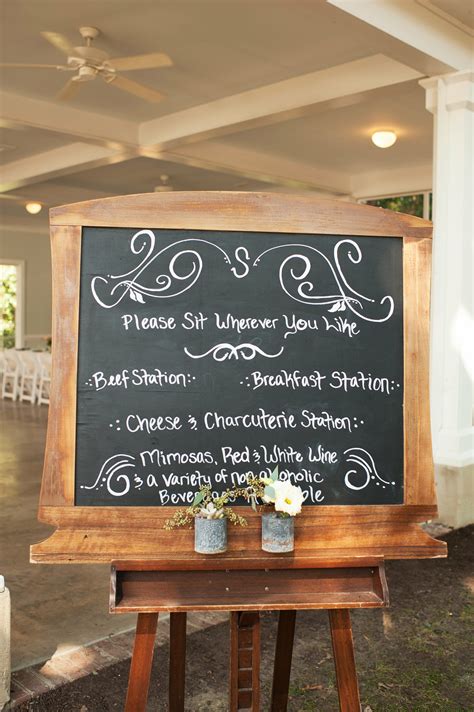 Chalkboard Menu Sign