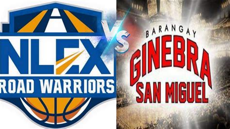 PBA Live NLEX VS BRGY GINEBRA YouTube