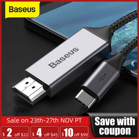 Baseus Usb C Hdmi Kabel K Hz Type C Naar Hdmi E Grandado