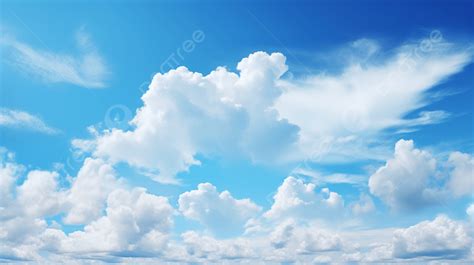 Fondo Imagen Muy Bonita De Nubes Blancas Y Cielo Azul Fondo Cielo Azul