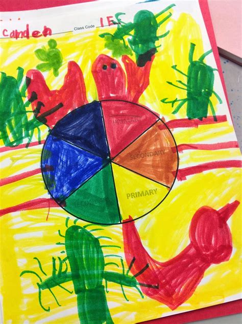 The Artsy Fartsy Art Room Color Extension And Sub Activity With K 2