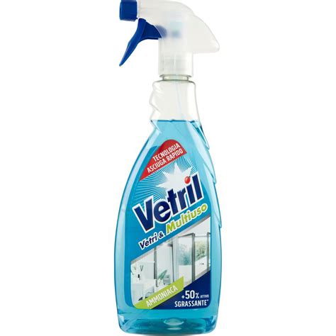 Detergente Spray Multiuso E Vetri Con Ammoniaca VETRIL 650 ML Coop Shop